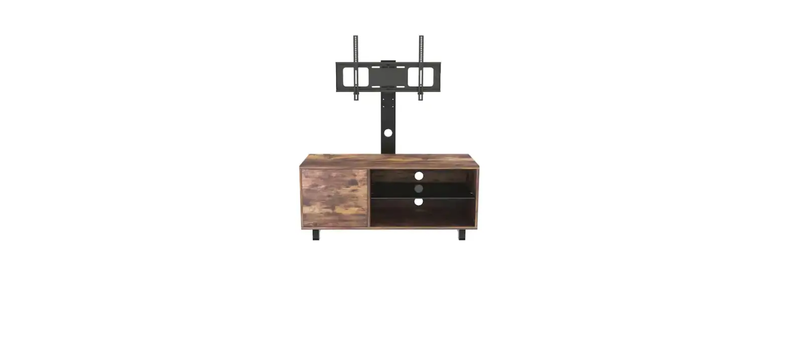 The Home Depo Cyw2-5648 43.3 In. Rustic Brown Tv Stand Fitst User Manual