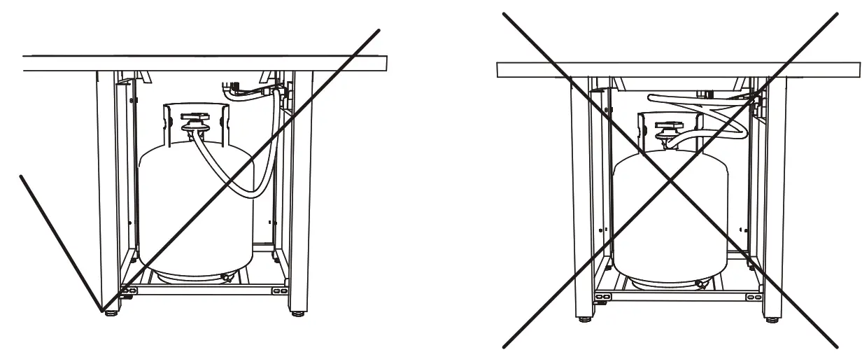 UNBRANDED LWM-FT85343 Espresso Rectangular Wicker Outdoor Fire Pit Table - FIG1