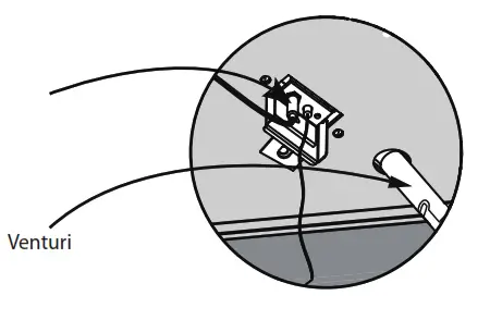 UNBRANDED LWM-FT85343 Espresso Rectangular Wicker Outdoor Fire Pit Table - Venturi