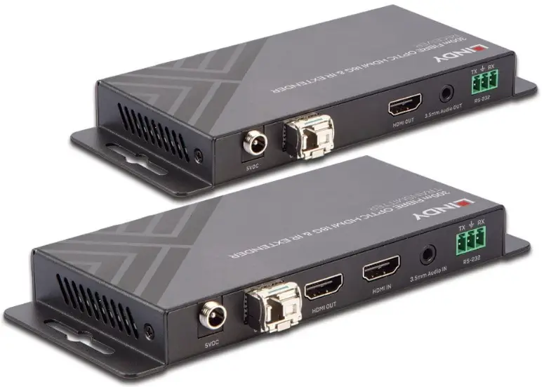 38174 V2 300m Fibre Optic HDMI 4K60 and IR Extender