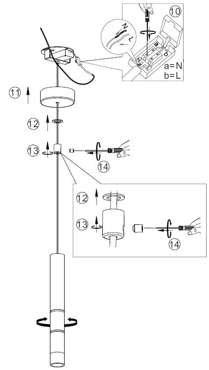 Paul Neuhaus 2211-18 Pure Vega Pendant Light 03