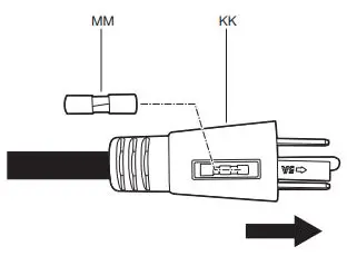 HOME DECORATORS COLLECTION Wall Fan - REPLACING THE FUSE