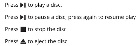 Playing a Disc