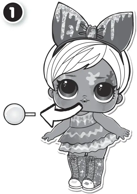 LOL SURPRISE 585299C3 Glitter Color Change Dolls 1