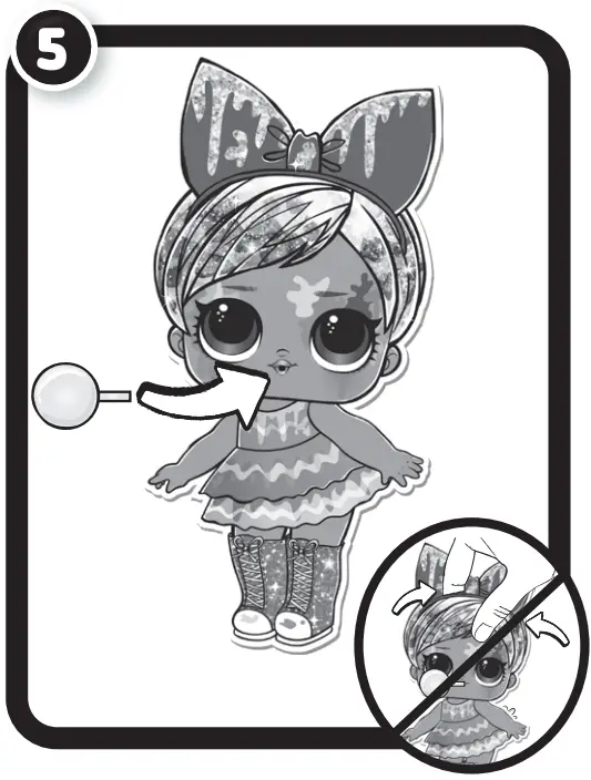 LOL SURPRISE 585299C3 Glitter Color Change Dolls 5