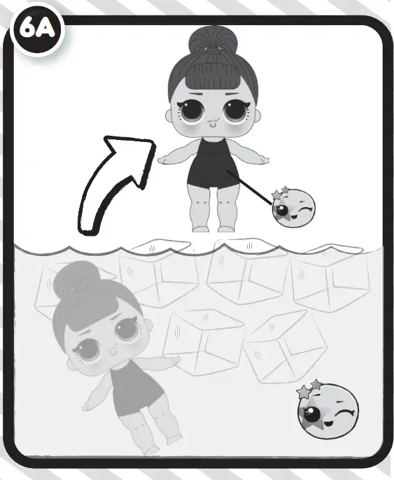 LOL SURPRISE 585299C3 Glitter Color Change Dolls 6a