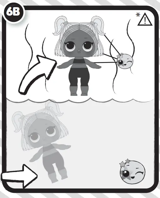 LOL SURPRISE 585299C3 Glitter Color Change Dolls 6b