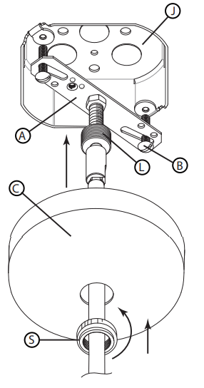 HINKLEY 31107 Aura Square Hanging Lamp - 1