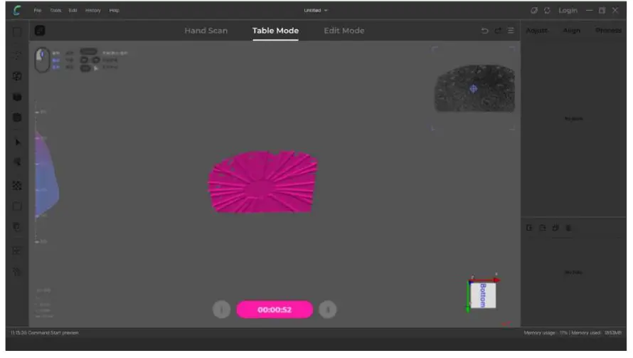 In the Turntable Mode