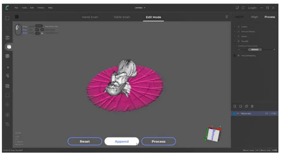 In the Turntable Mode