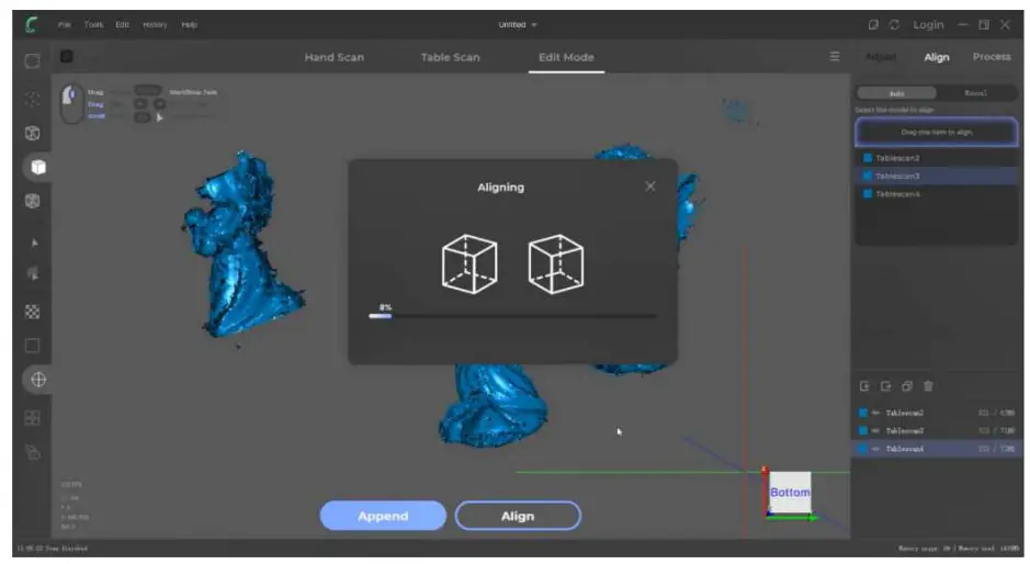 In the Turntable Mode