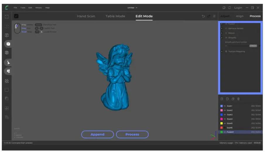 In the Turntable Mode