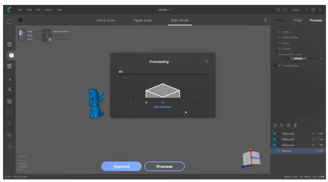 In the Turntable Mode