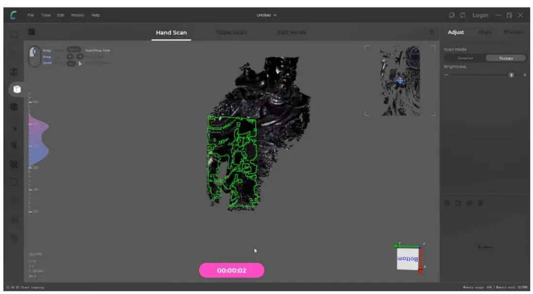 In the Handheld Mode