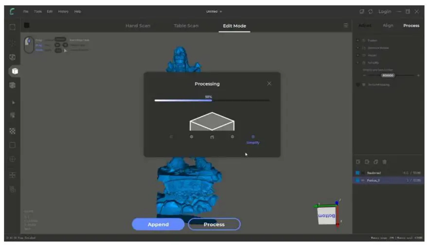 In the Handheld Mode