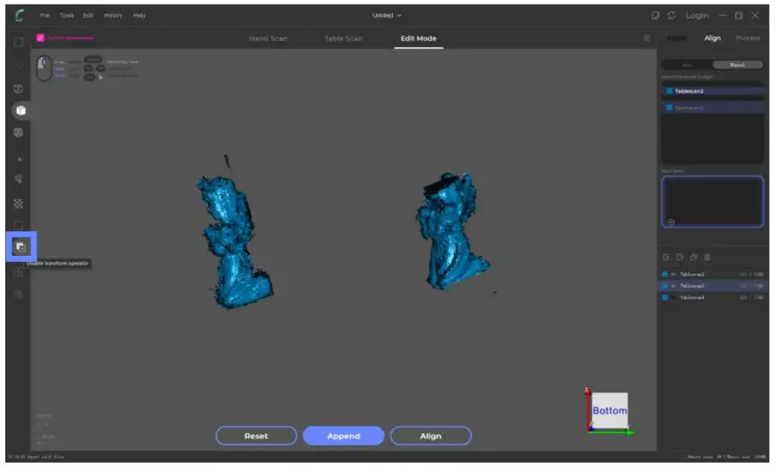 In the Handheld Mode