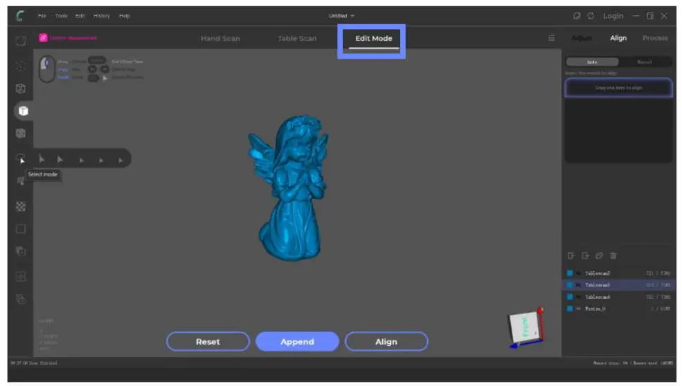 Enter The Editing Mode