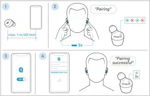 Pairing the earphones