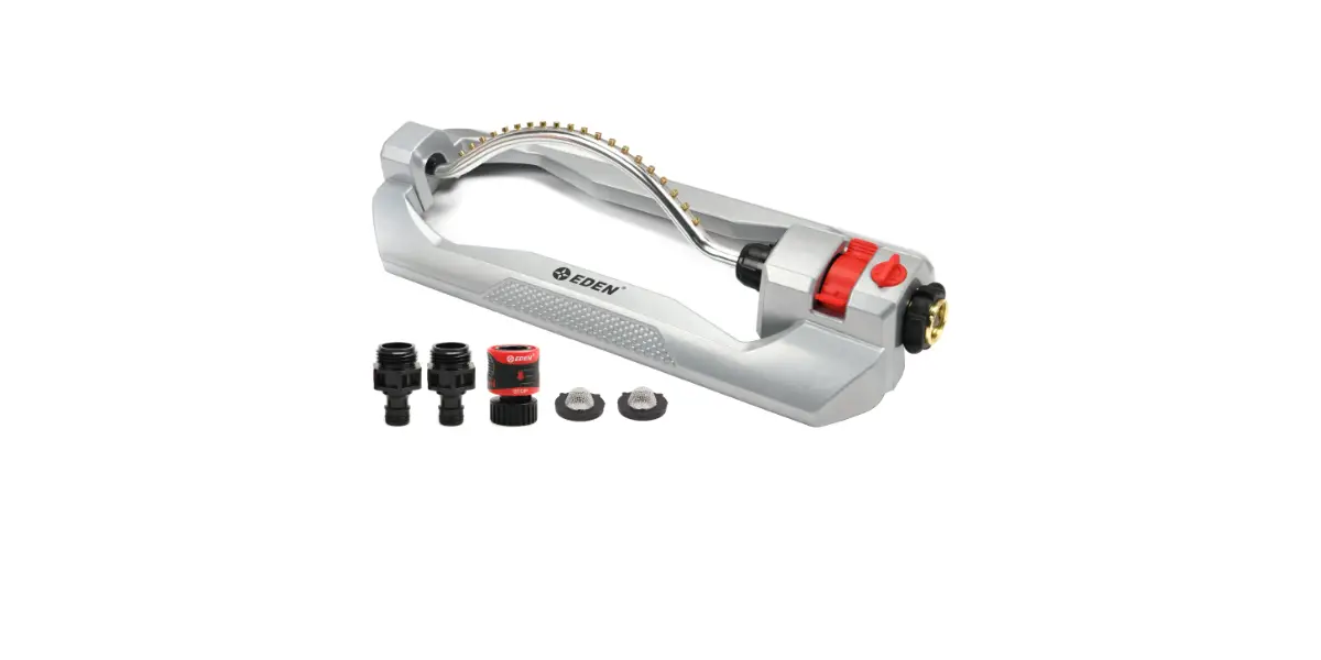 Eden 96215amz Metal 20 Nozzle Oscillating Sprinkler Instruction Manual