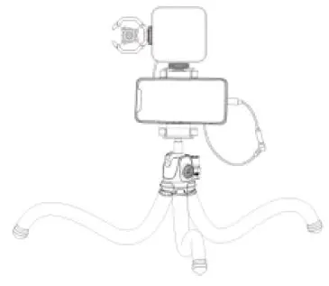 USKEYVISION-Flex-K1-flexible-Vlogging-Kit-fig- (14)