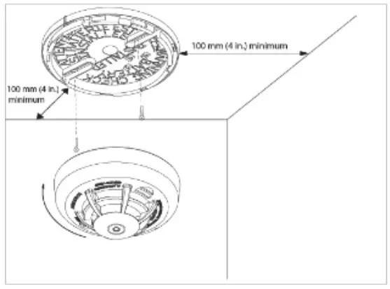 tyco SMD 429 Wireless Heat Detector - Figure 3