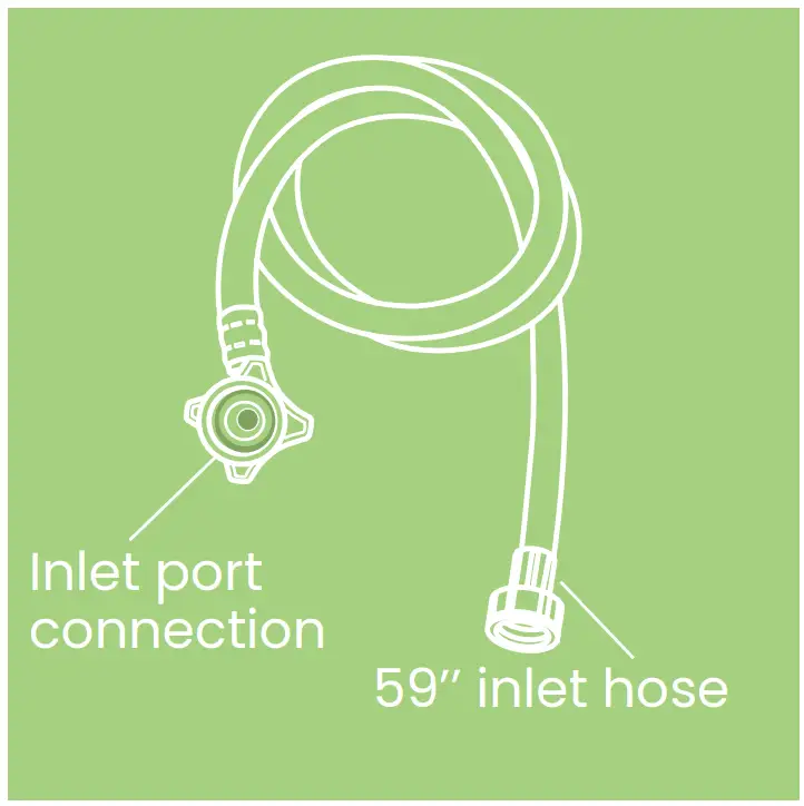 CDC22P1AWW Compact Countertop Dishwasher Parts provided