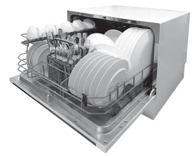 Comfee CDC22P2AWW Countertop Portable Dishwasher