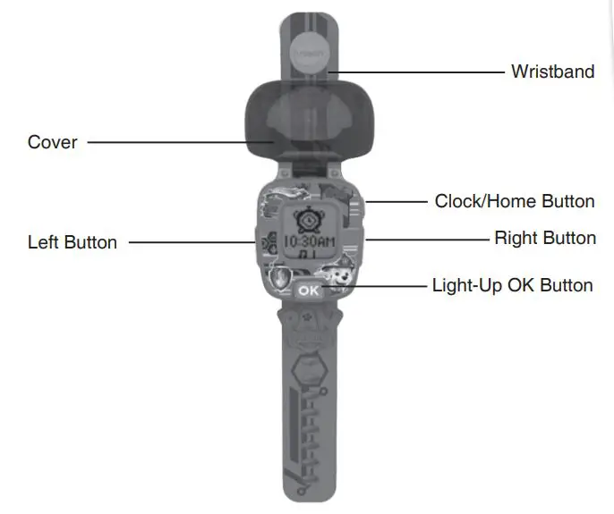vtech 60241866 PAW Patrol Learning Watch - overview