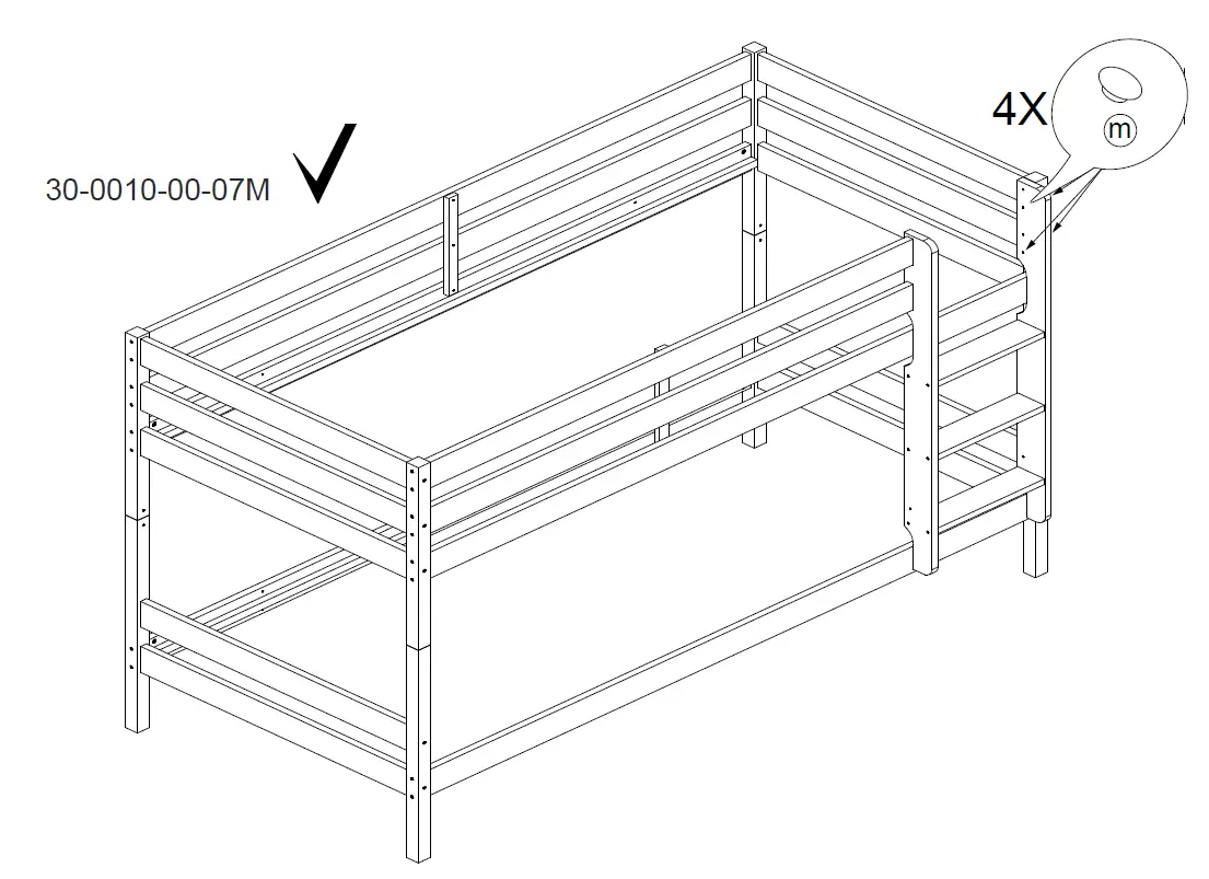 hoppekids-30-0010-00-07M-ECO-Comfort-Bunk-Bed-70-160-cm-Dove-Grey-FIG-11