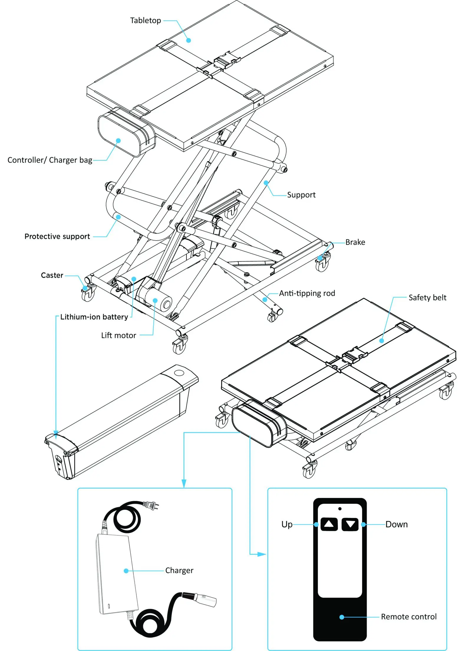 journey 08547 So Lite Portable Lift - PRODUCT DESCRIPTION 1