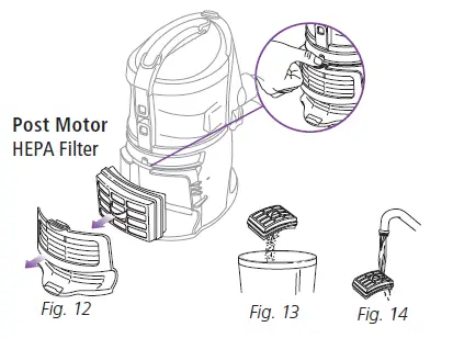 POST-MOTOR HEPA FILTER