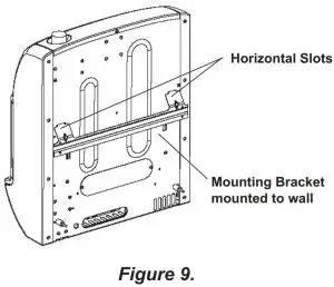FIG 12 Placing Heater on Mounting Bracket