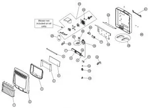 FIG 28 PARTS LIST AND DIAGRAM