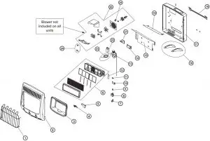 FIG 34 PARTS LIST AND DIAGRAM