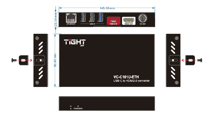 TiGHT AV-VC-C101U-ETH USB-C-to-HDMI2-0-Converter-with-USB-and-Ethernet-fig- (4)
