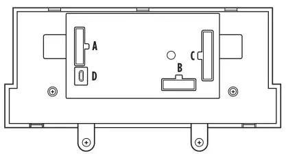 MeTra 99-5854B Single or Double DIN Dash Kit - Climate control panel