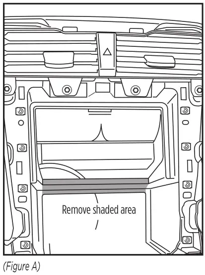 MeTra 99-5854B Single or Double DIN Dash Kit - KIT PREPARATIONKIT PREPARATION Figure A