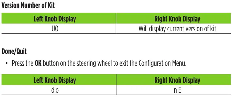 MeTra 99-5854B Single or Double DIN Dash Kit - Sub-Menu Options 5