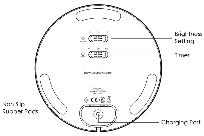amazon Snow Mountain Lamp - fig 3