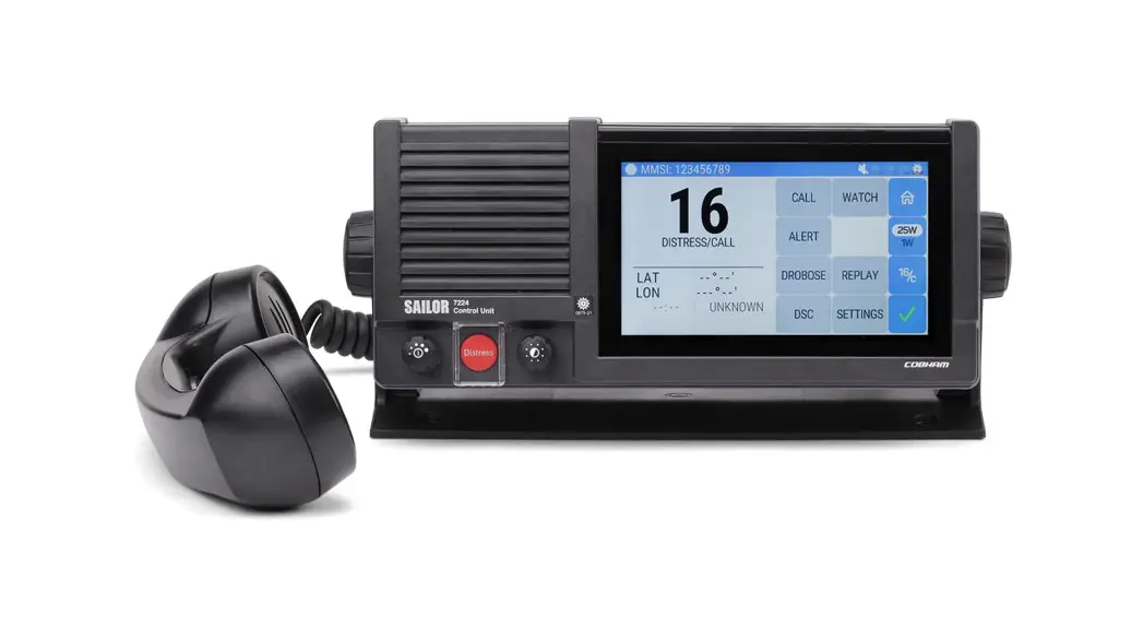 Cobham Sailor 7224 Control Unit Vhf Dsc Class A Installation Guide