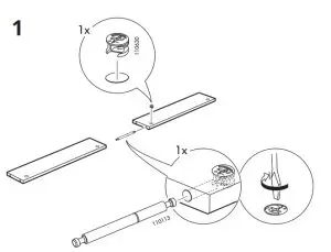 IKEA HEMNES Mirror Cabinet with 2 Doors- 1