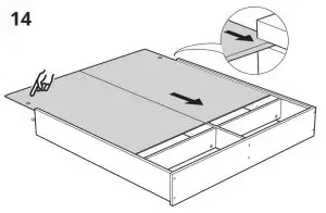 IKEA HEMNES Mirror Cabinet with 2 Doors-14