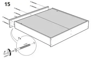 IKEA HEMNES Mirror Cabinet with 2 Doors-15