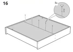 IKEA HEMNES Mirror Cabinet with 2 Doors-16