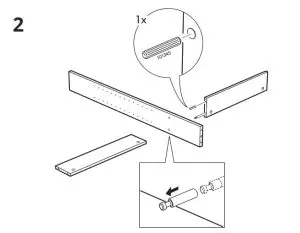 IKEA HEMNES Mirror Cabinet with 2 Doors- 2