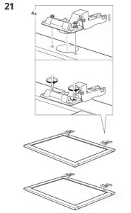 IKEA HEMNES Mirror Cabinet with 2 Doors-21