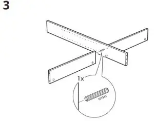 IKEA HEMNES Mirror Cabinet with 2 Doors-3