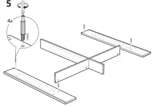 IKEA HEMNES Mirror Cabinet with 2 Doors-5