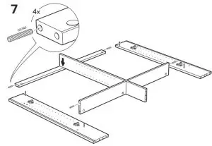 IKEA HEMNES Mirror Cabinet with 2 Doors-7