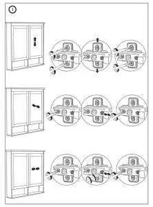 IKEA HEMNES Mirror Cabinet with 2 Doors-IMPORTANT